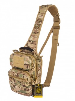 Тактический Рюкзак-Сумка GONGTEX Rover Sling Hexagon Backpack, арт 0306, Мультикам Тактический Рюкзак-Сумка GONGTEX Rover Sling Hexagon Backpack, арт 0306, Мультикам